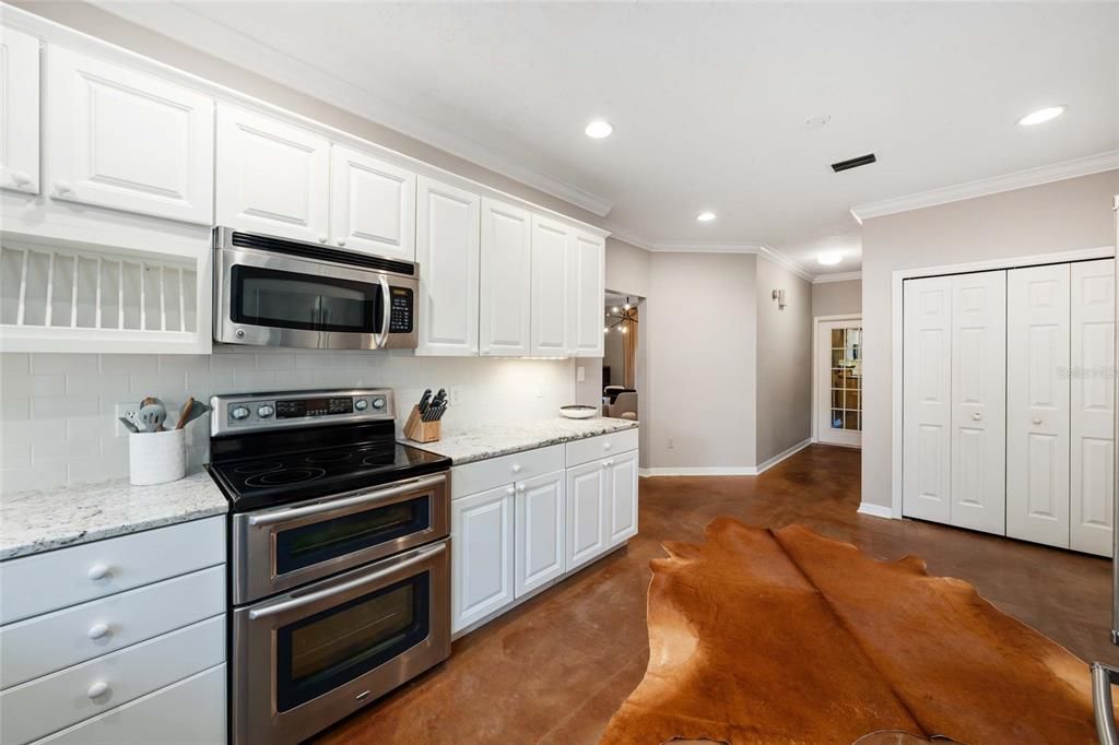 Interior, Kitchen, Recessed Lighting, Stainless Steel Appliances
