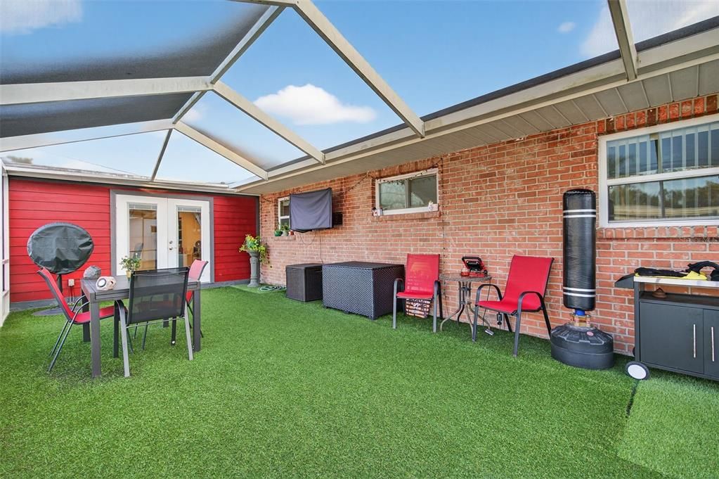 Glass Ceilings, Interior, Stone Walls, Sun Room