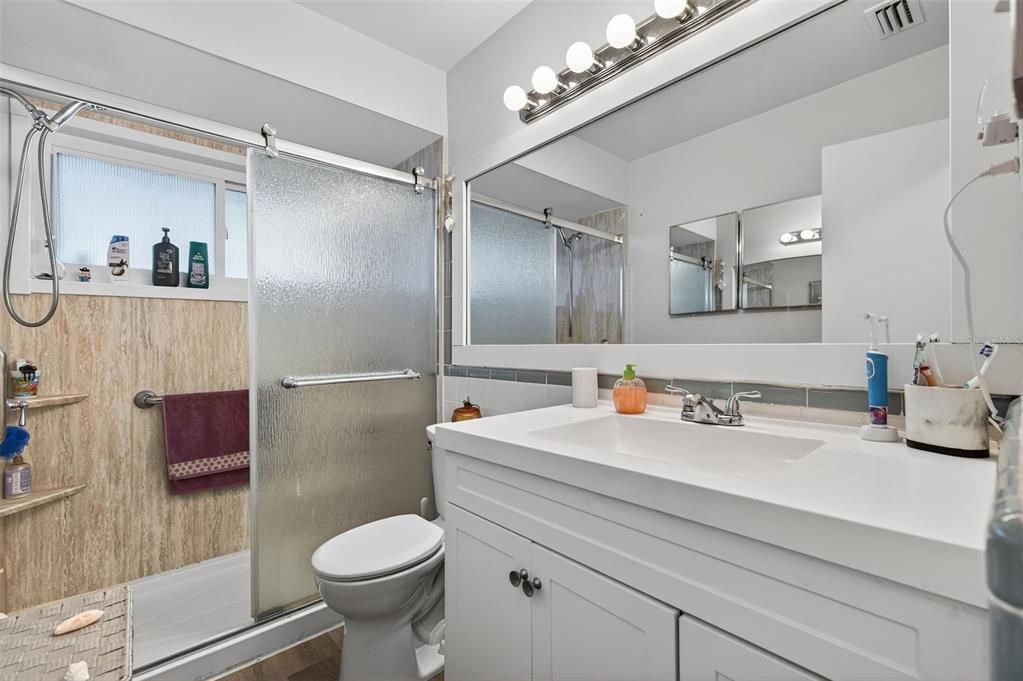 Bathroom, Glass Shower, Interior