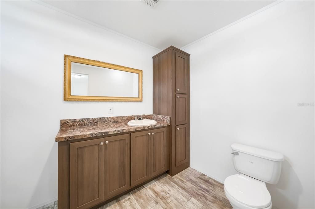 Bathroom, Interior, Wood Texture Flooring
