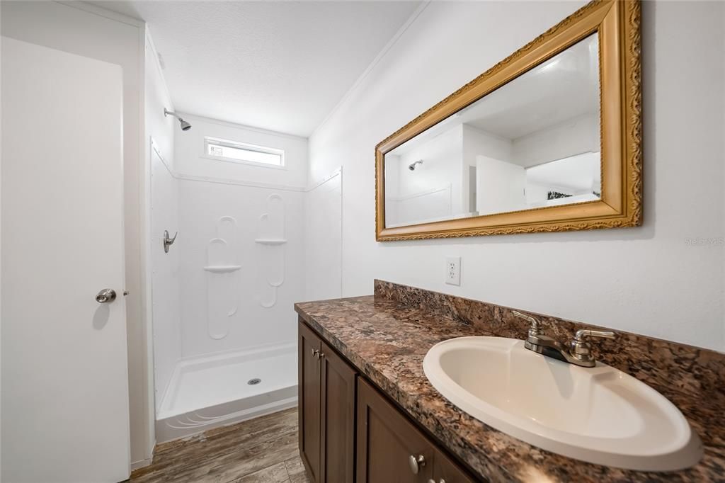 Bathroom, Interior, Wood Texture Flooring