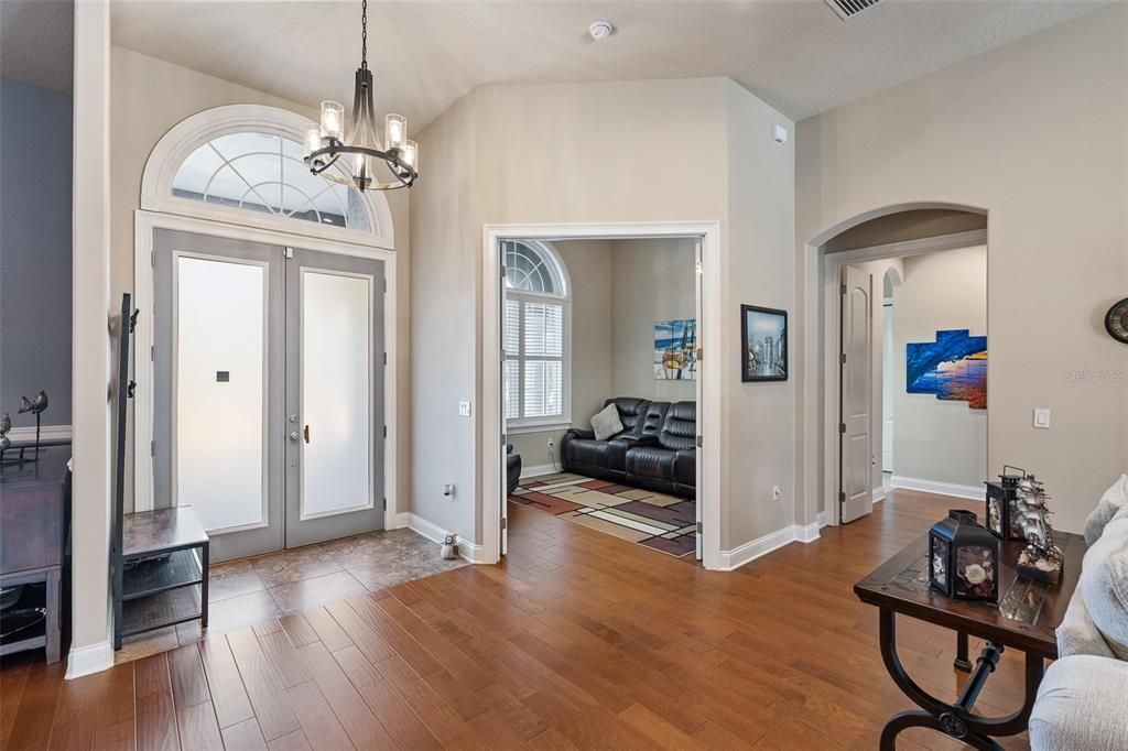 Chandelier, Interior, Pendant Lights, Wood Texture Flooring