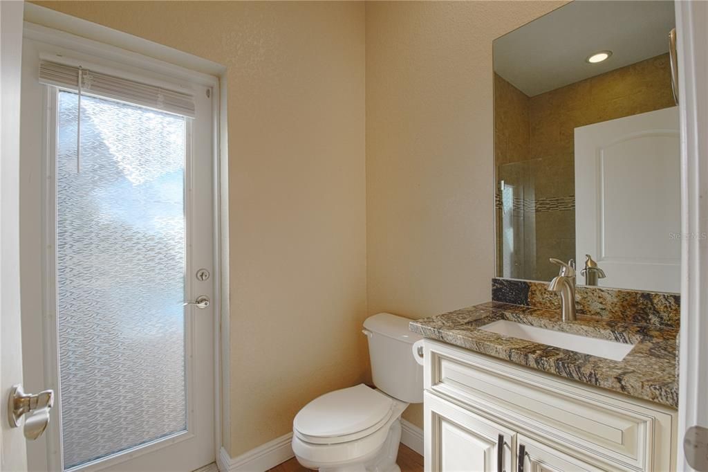 Bathroom, Interior, Recessed Lighting