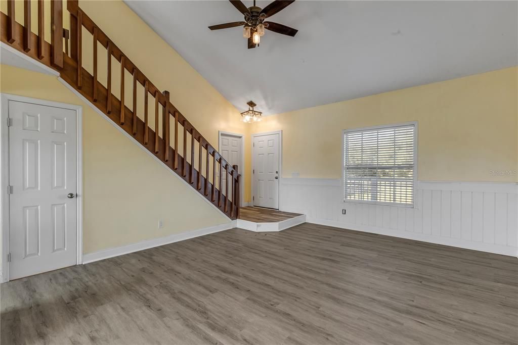 Empty room, Interior, Wood Texture Flooring