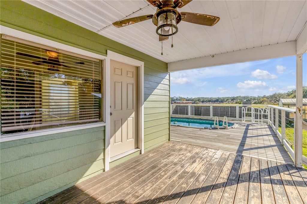 Exterior, Wood Texture Flooring