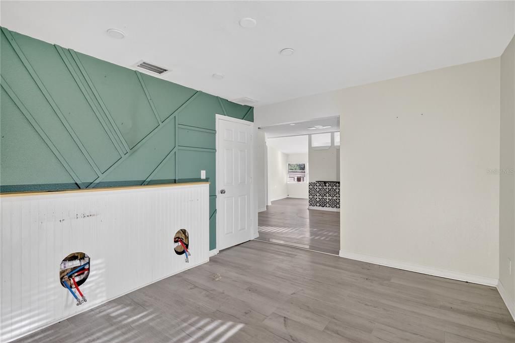 Empty room, Interior, Wood Texture Flooring
