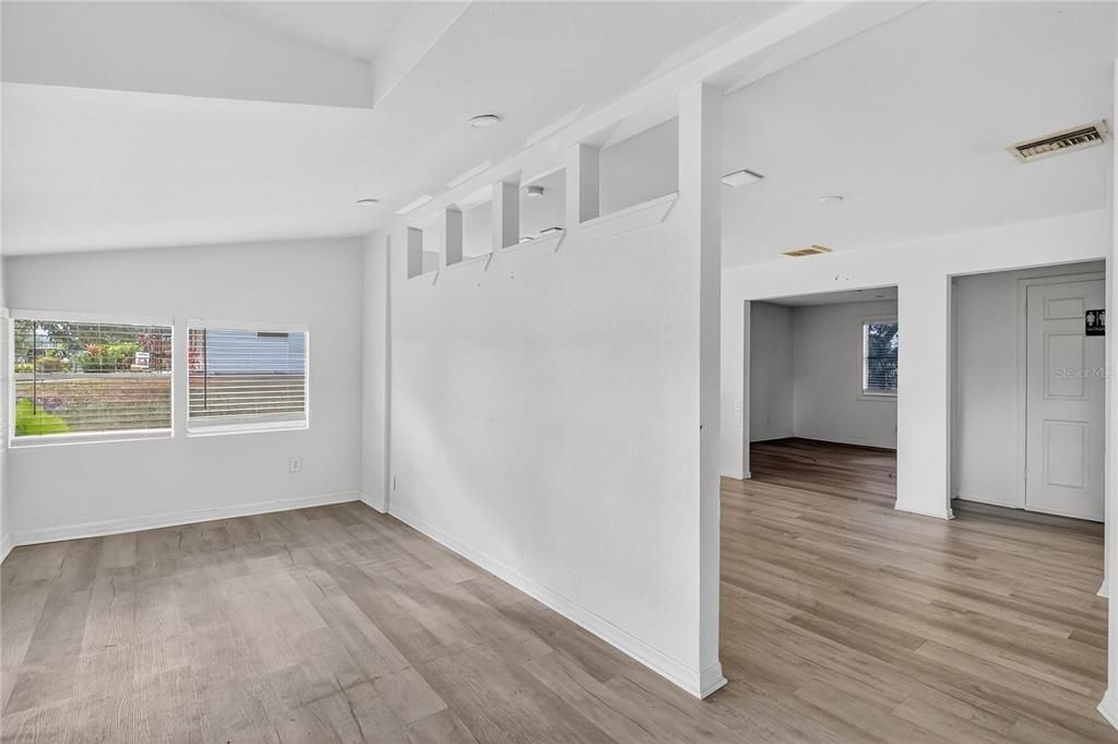 Empty room, Interior, Wood Texture Flooring