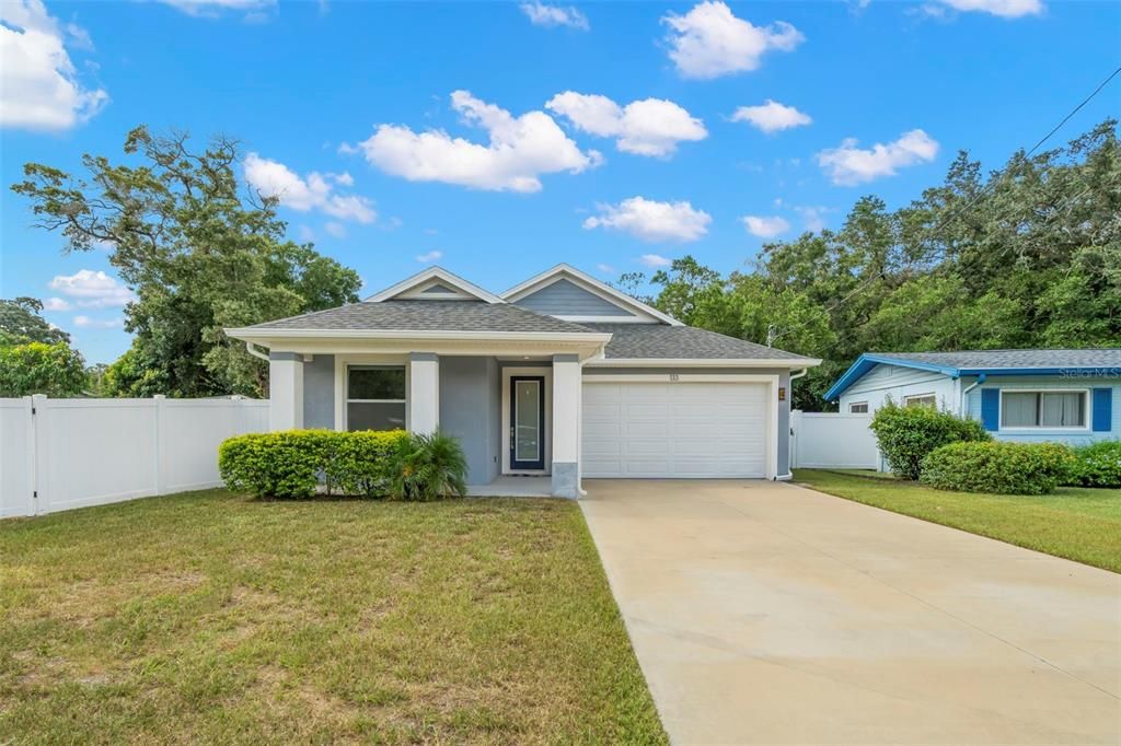 Attached, Backyard, Exterior, Facade, Ranch