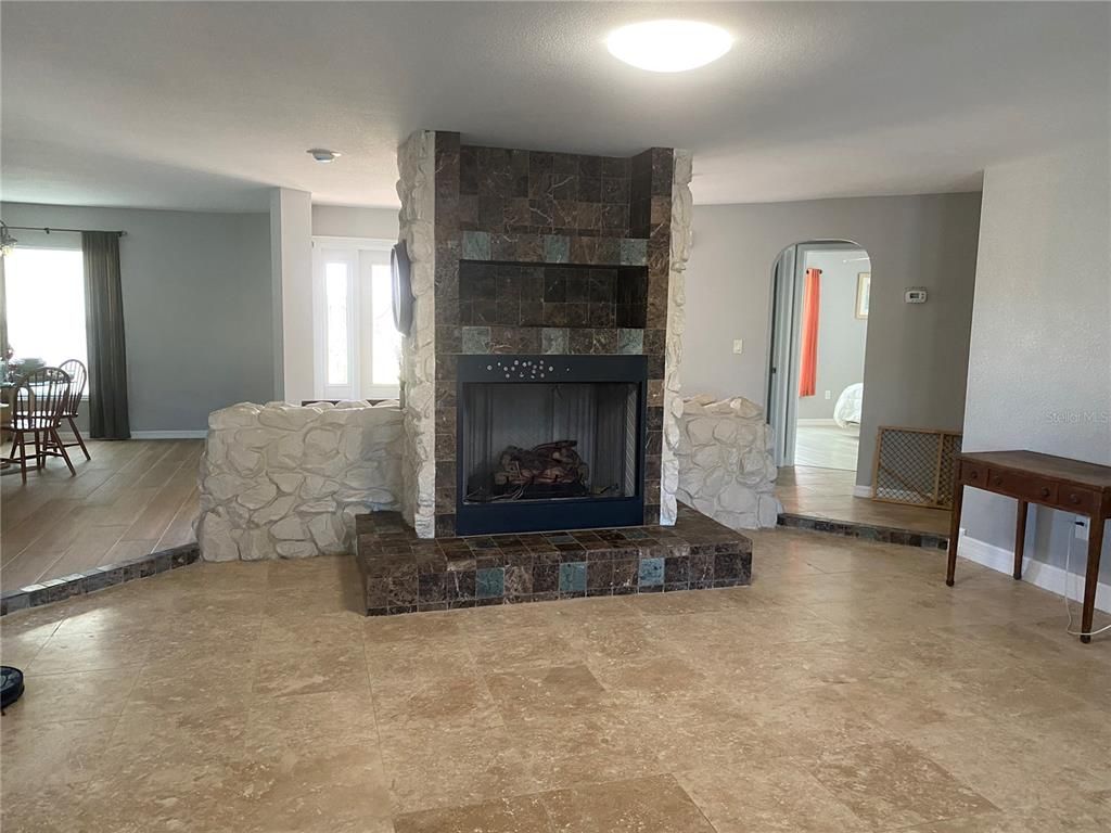 Fireplace, Interior, Recessed Lighting