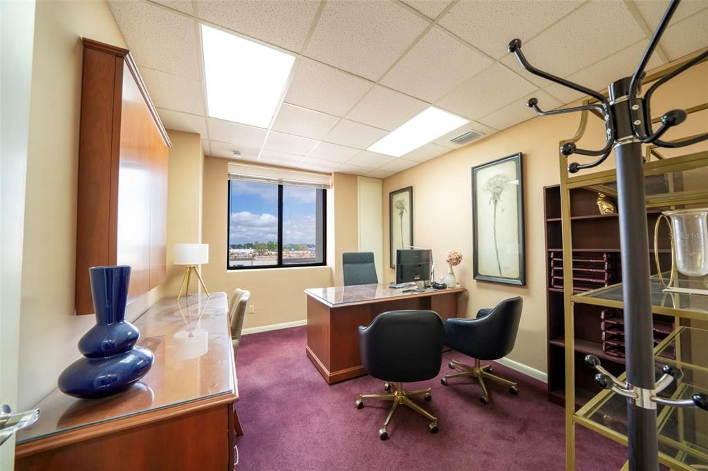 Home Office, Interior, Recessed Lighting