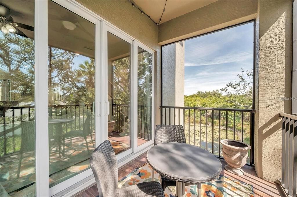 Interior, Sun Room, Wood Texture Flooring