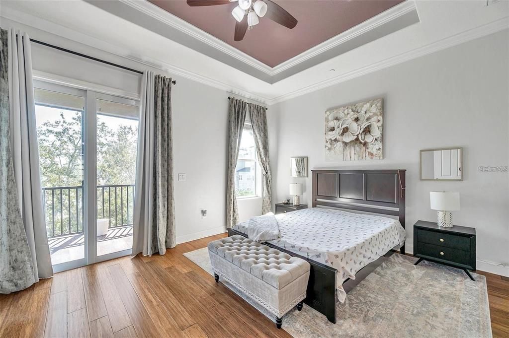 Bedroom, Interior, Wood Texture Flooring