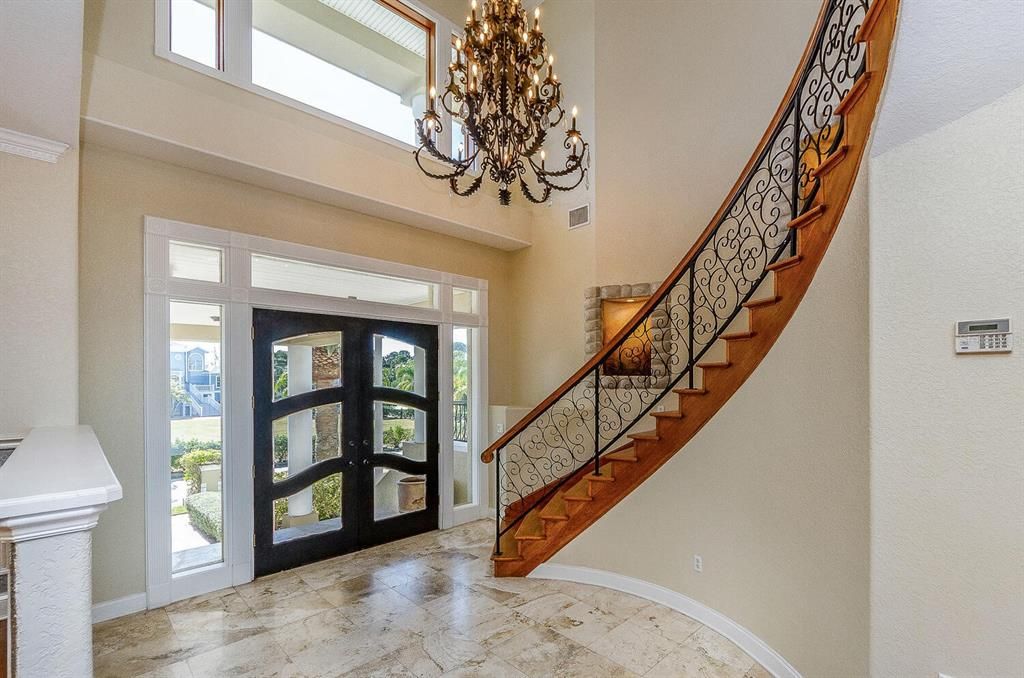 Chandelier, Interior, Marble