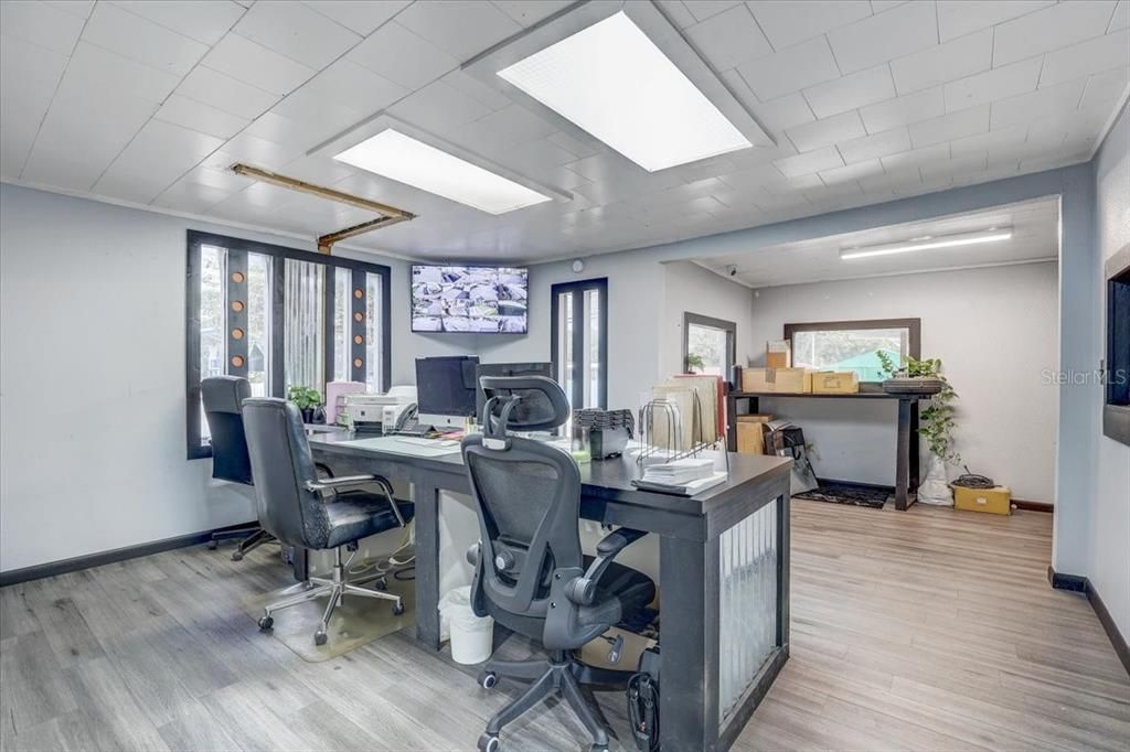 Home Office, Interior, Wood Texture Flooring