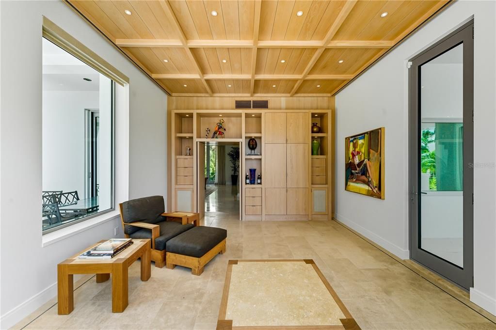 Interior, Recessed Lighting, Wooden Ceilings