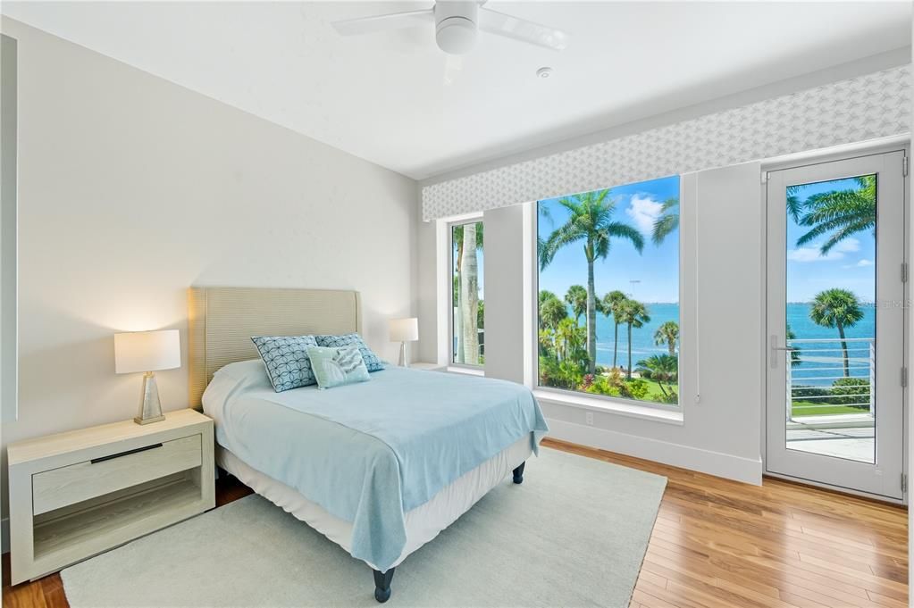Bedroom, Interior, Water, Wood Texture Flooring