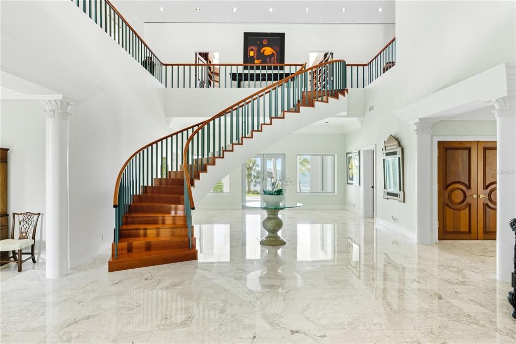 Interior, Marble, Recessed Lighting