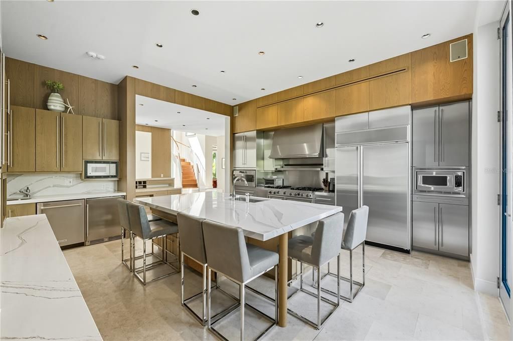 Interior, Kitchen, Recessed Lighting, Stainless Steel Appliances