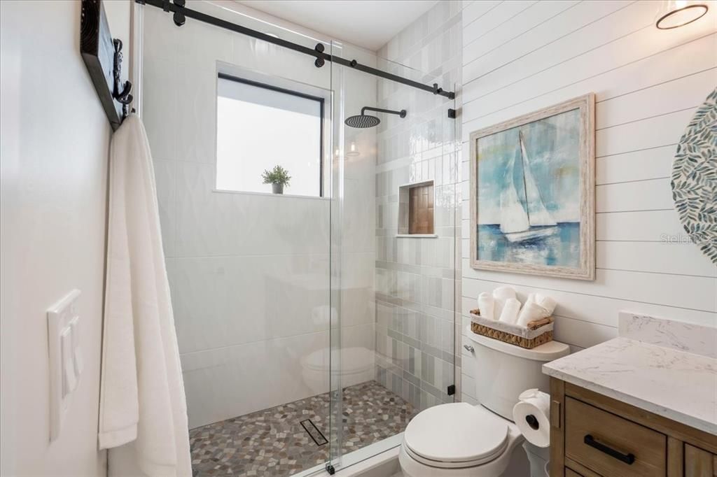 Bathroom, Glass Shower, Interior