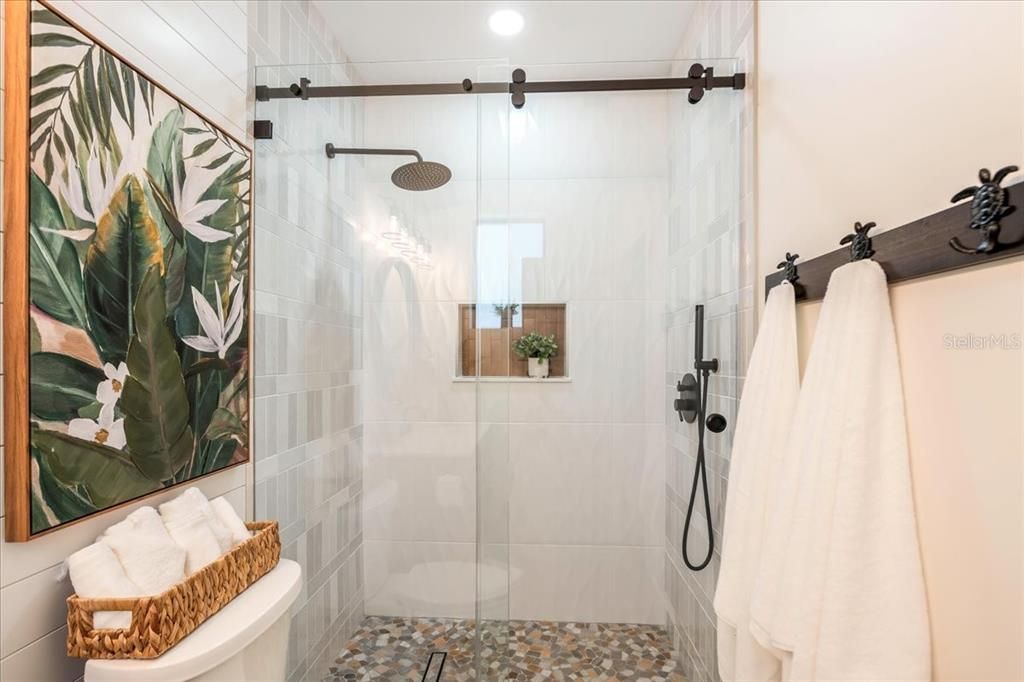 Bathroom, Glass Shower, Interior