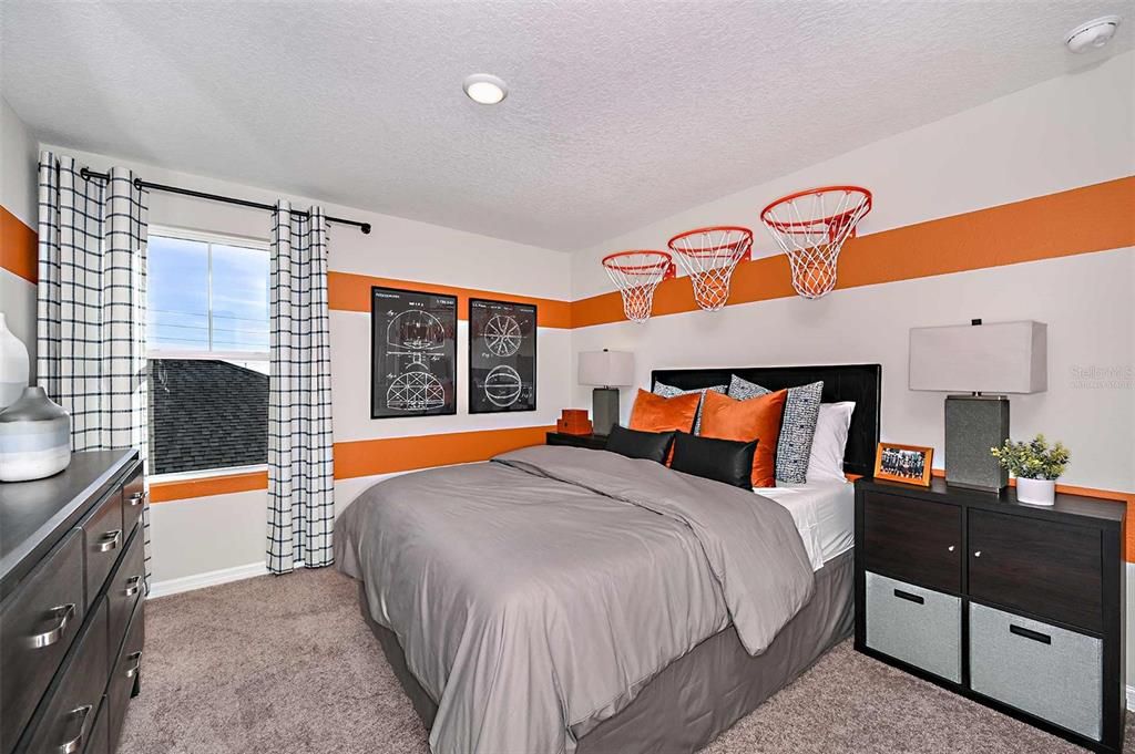 Bedroom, Interior, Recessed Lighting