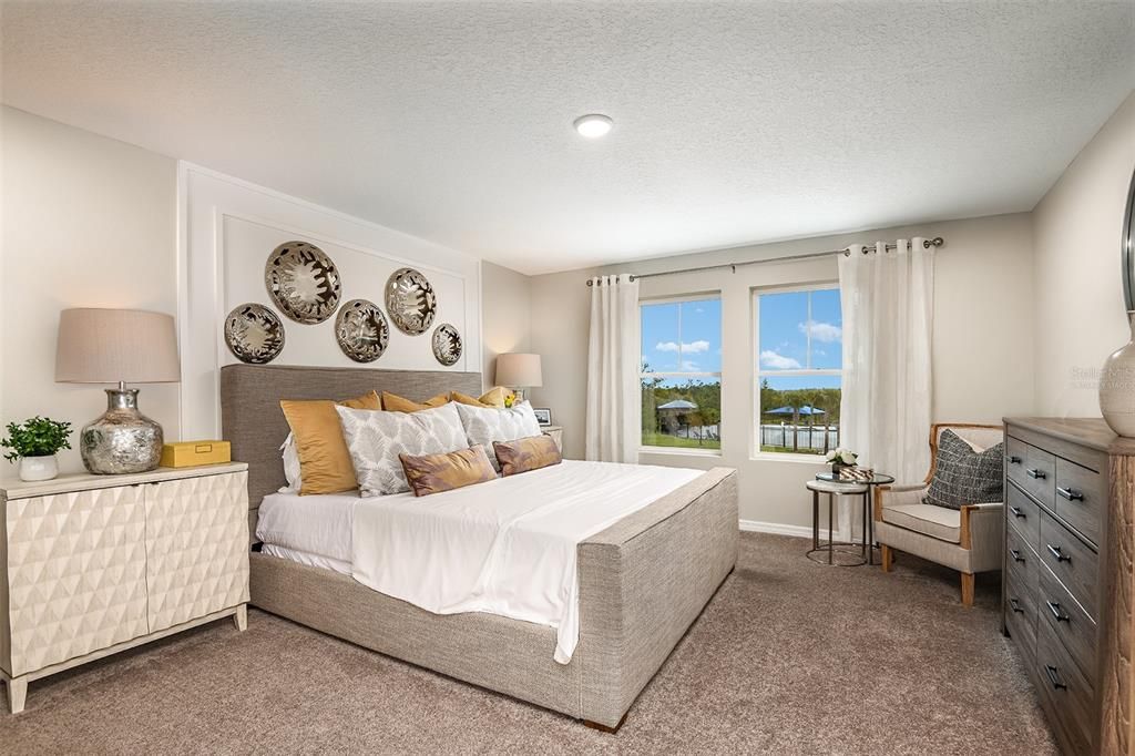 Bedroom, Interior, Recessed Lighting, Water