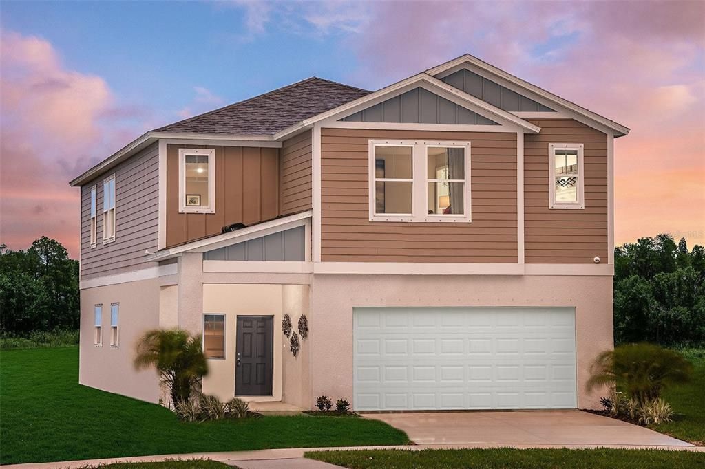 Attached, Exterior, Facade, Farmhouse