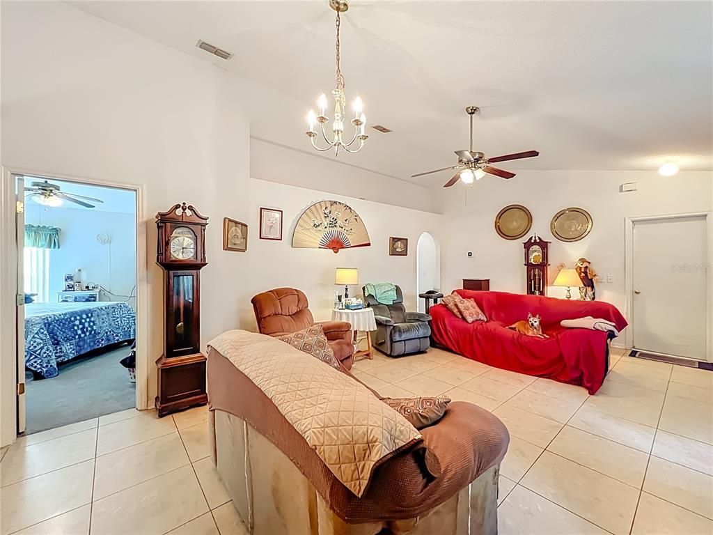 Bedroom, Chandelier, Interior, Living room