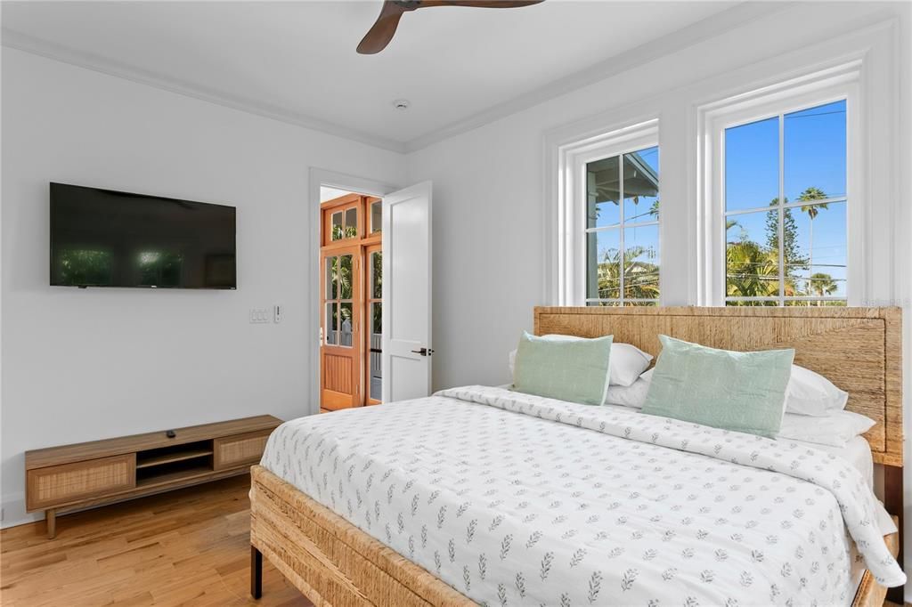 Bedroom, Interior, Wood Texture Flooring