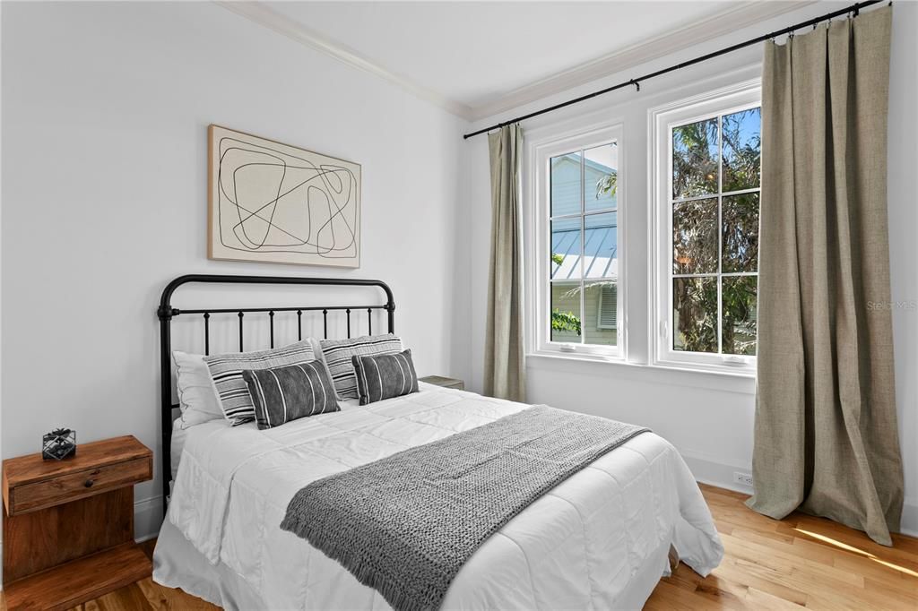 Bedroom, Interior, Wood Texture Flooring