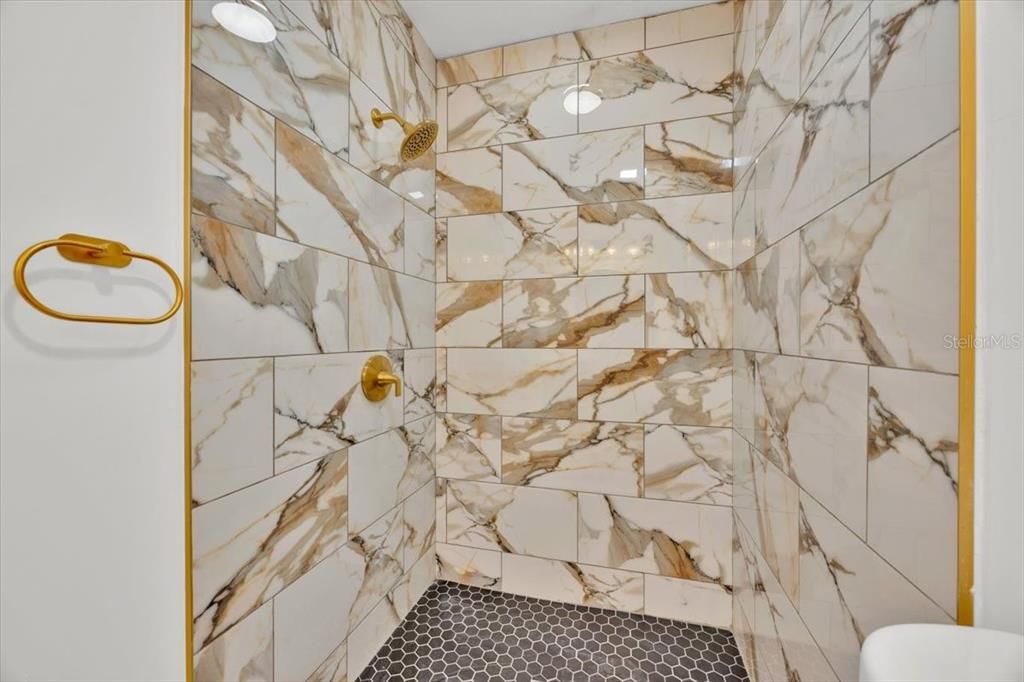 Bathroom, Interior, Marble Walls