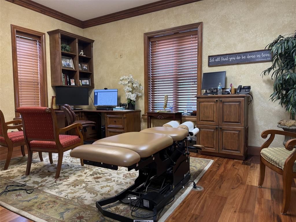 Home Office, Interior, Wood Texture Flooring