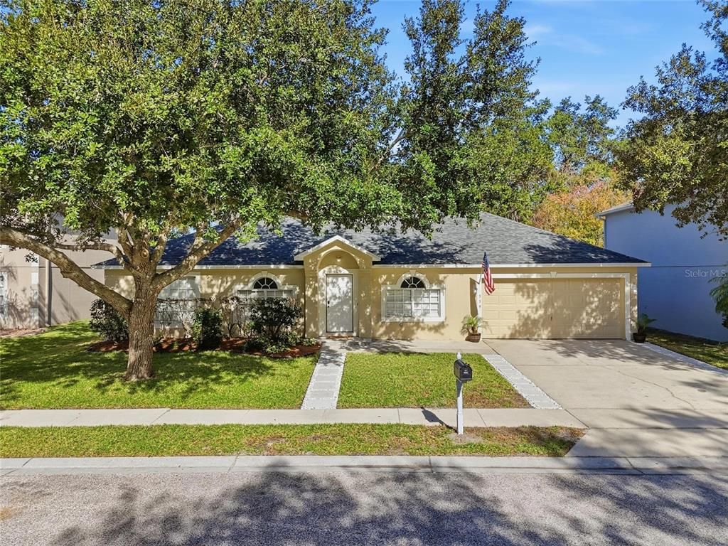 Attached, Backyard, Exterior, Facade, Ranch