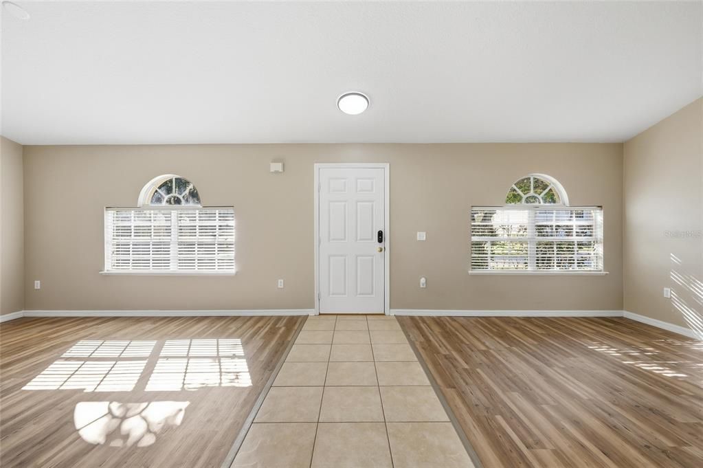Empty room, Interior, Wood Texture Flooring