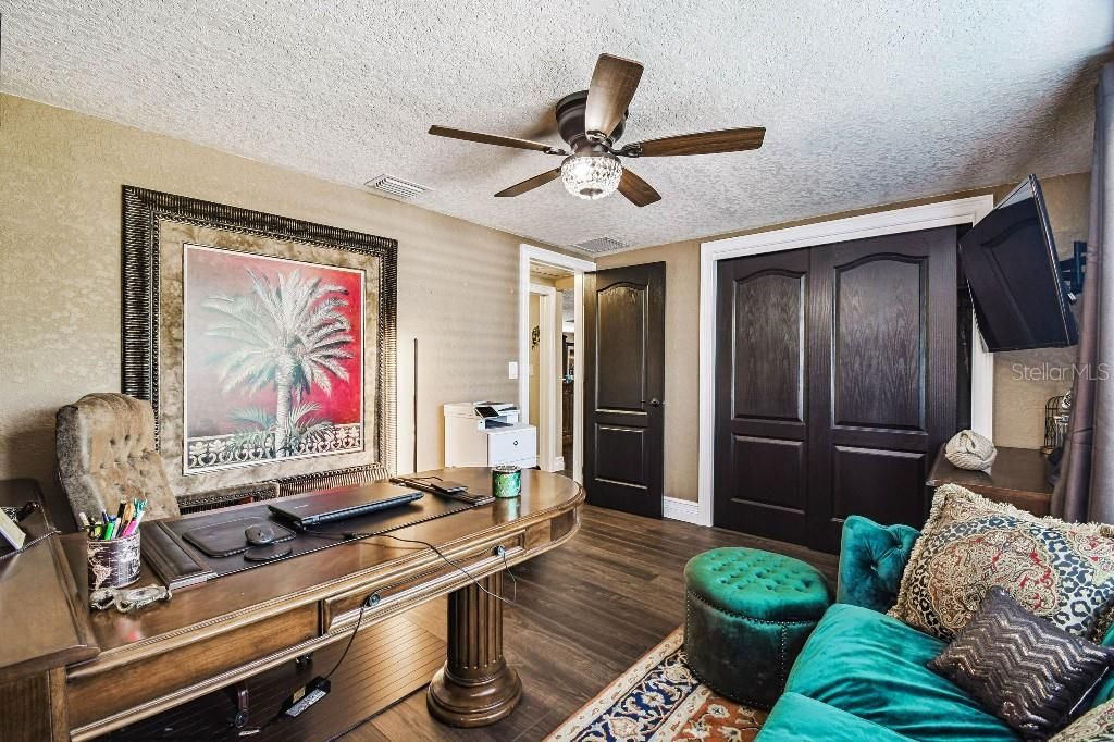 Home Office, Interior, Wood Texture Flooring