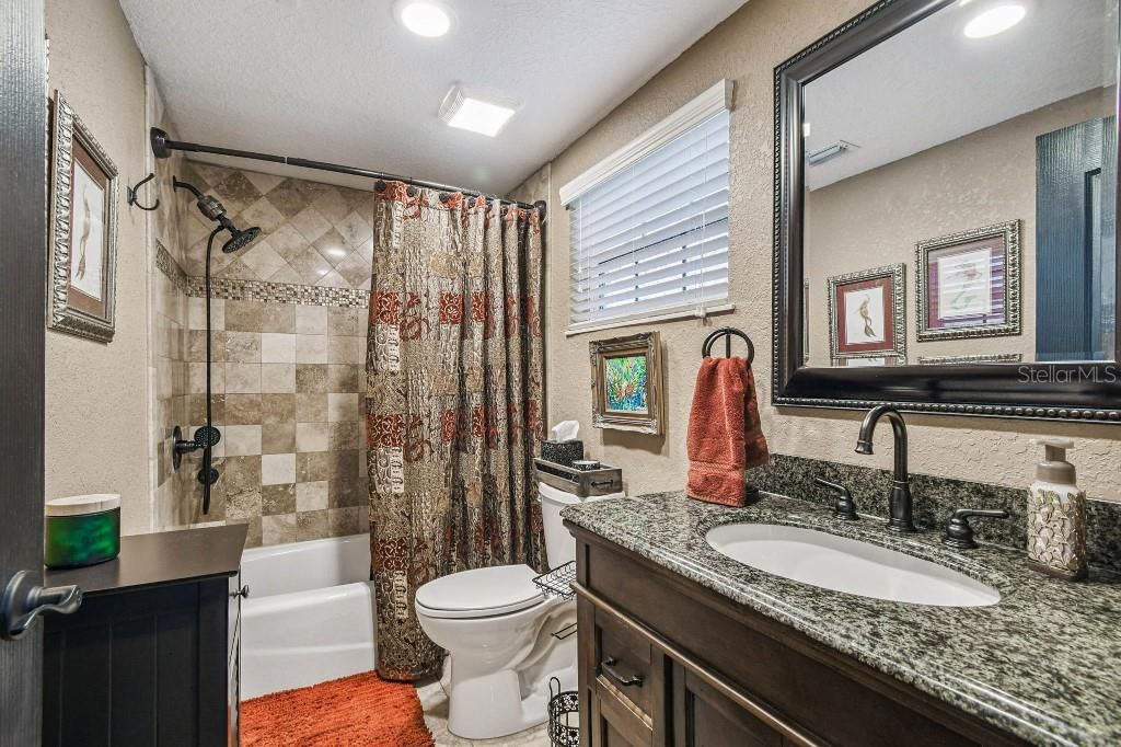 Bathroom, Interior, Recessed Lighting, Wood Texture Flooring