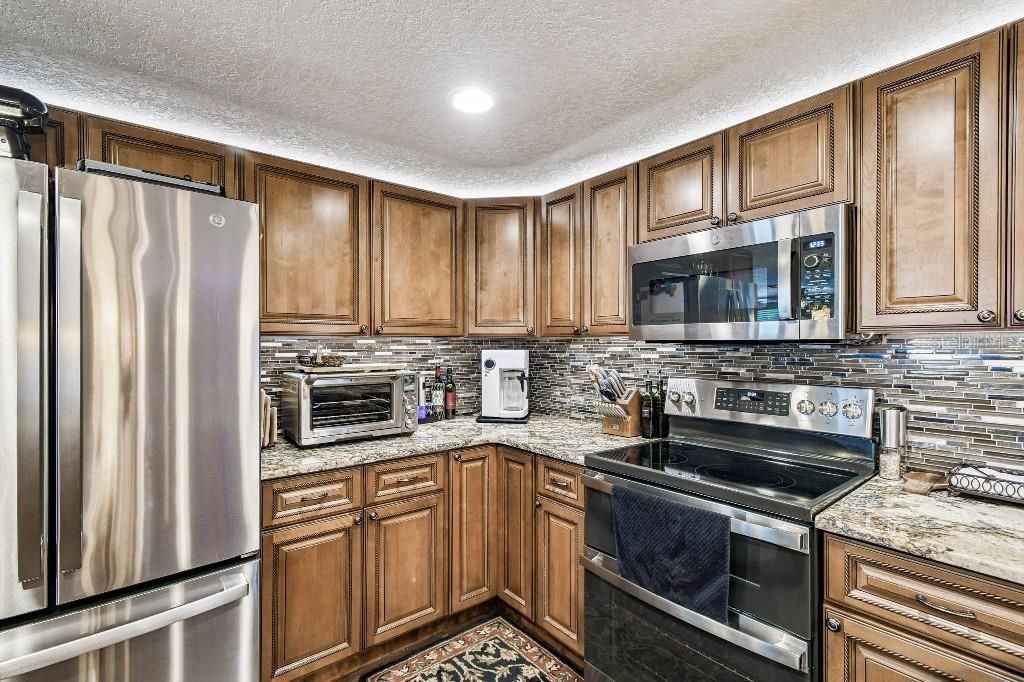Interior, Kitchen, Recessed Lighting, Stainless Steel Appliances