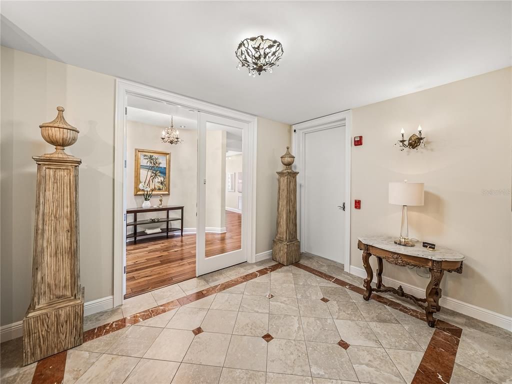 Chandelier, Interior, Wood Texture Flooring