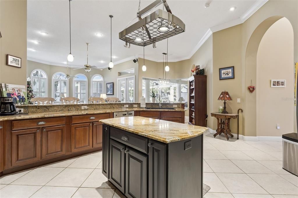 Interior, Kitchen, Pendant Lights, Recessed Lighting