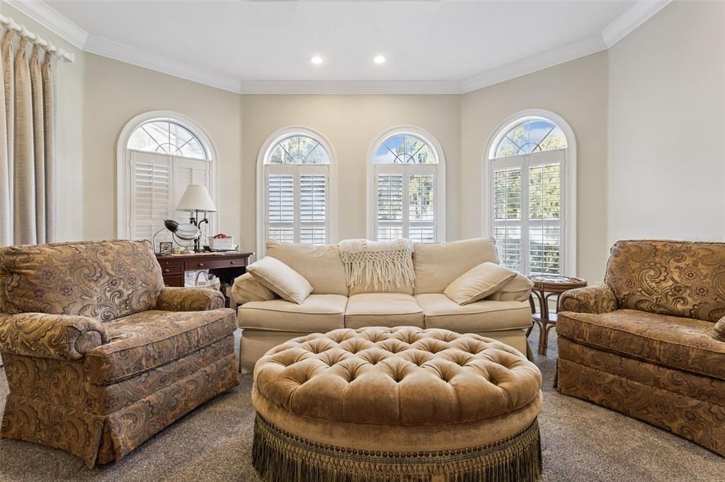 Interior, Living room, Recessed Lighting