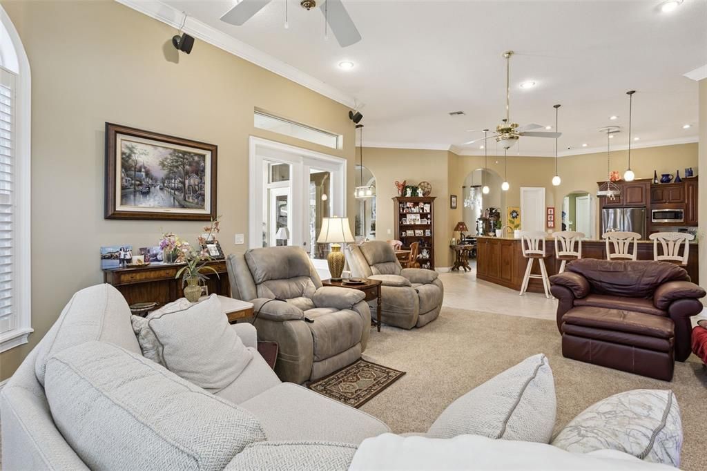 Interior, Kitchen, Living room, Pendant Lights, Recessed Lighting