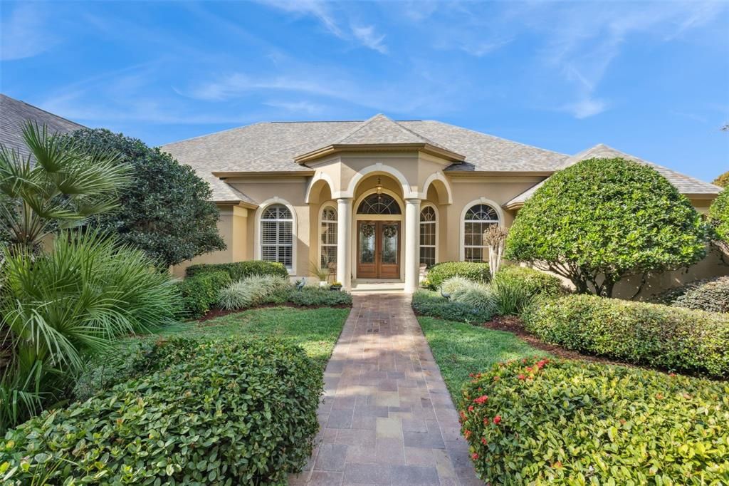 Backyard, Exterior, Facade, Mediterranean