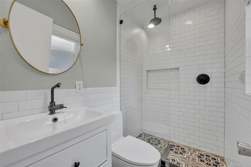 Bathroom, Glass Shower, Interior
