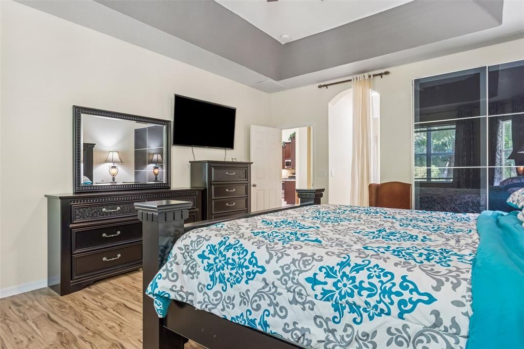 Bedroom, Interior, Wood Texture Flooring