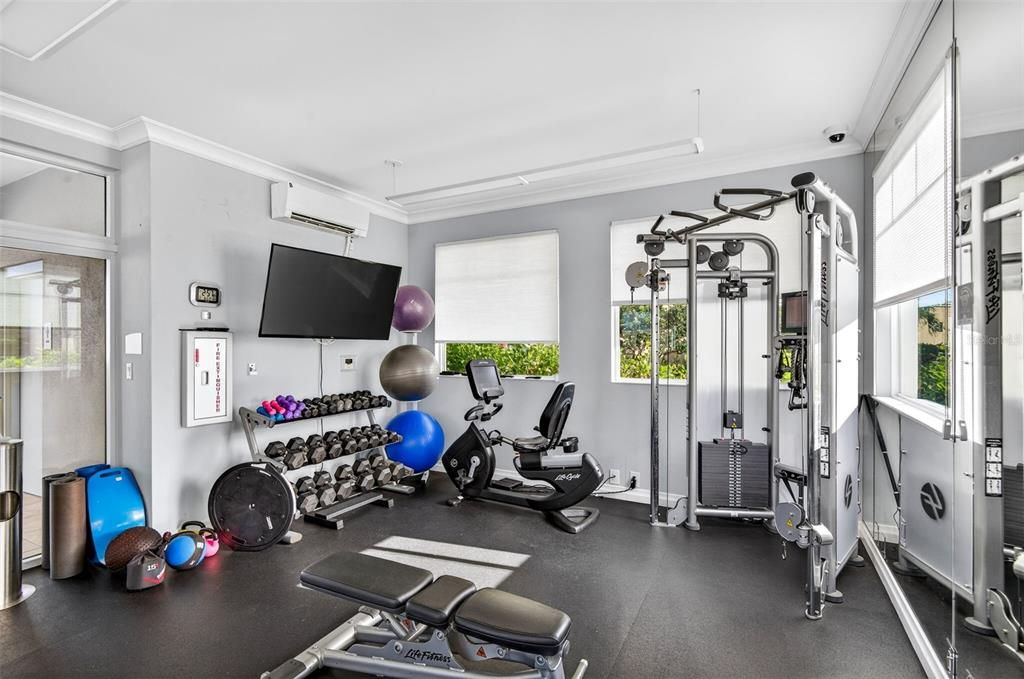 Fitness Equipment, Gym, Interior