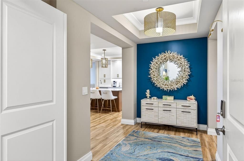 Interior, Pendant Lights, Wood Texture Flooring