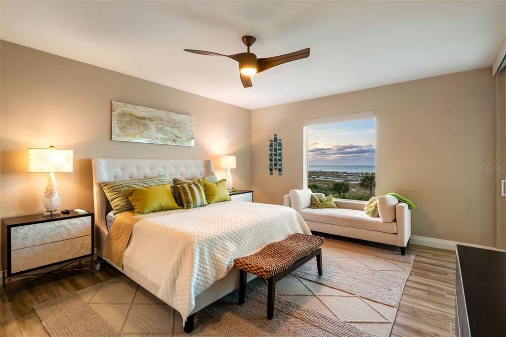 Bedroom, Interior, Water, Wood Texture Flooring