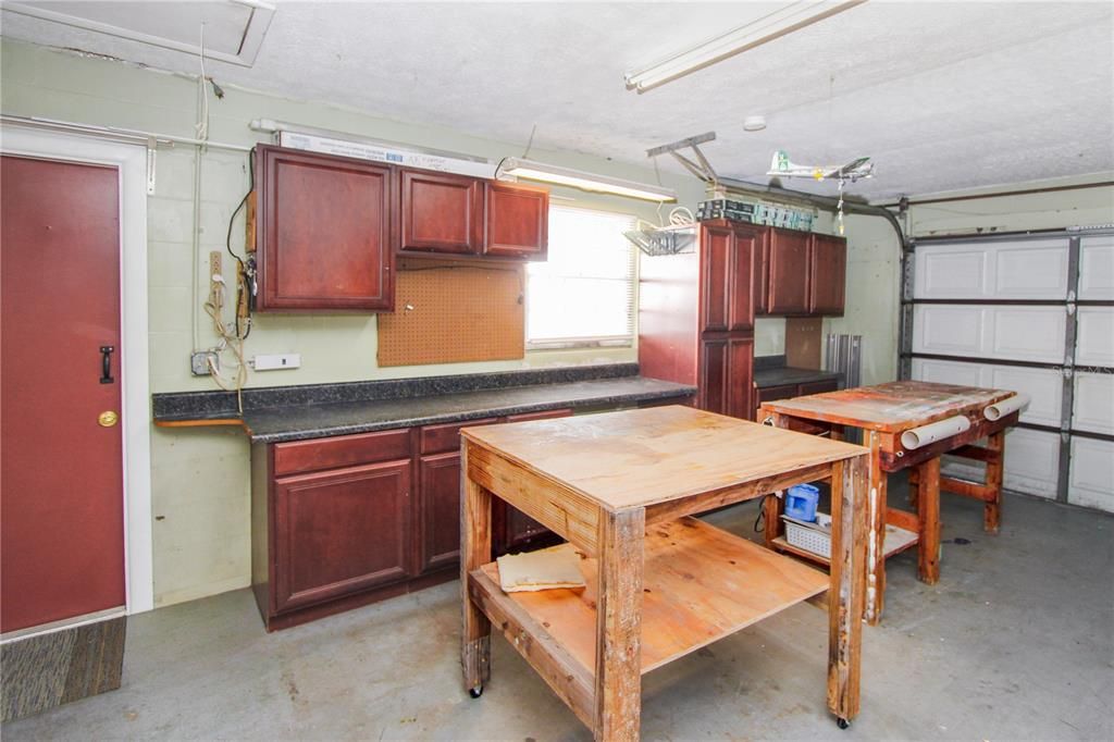 Garage, Interior, Kitchen