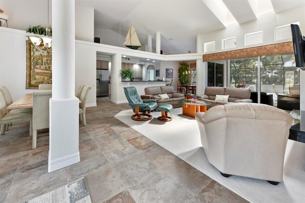 Interior, Living room, Recessed Lighting