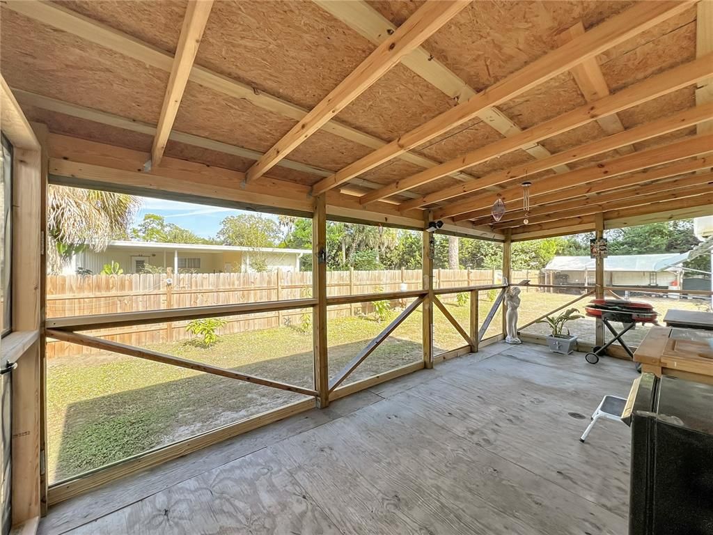 Interior, Sun Room, Wooden Beams, Wooden Ceilings, Wood Texture Flooring